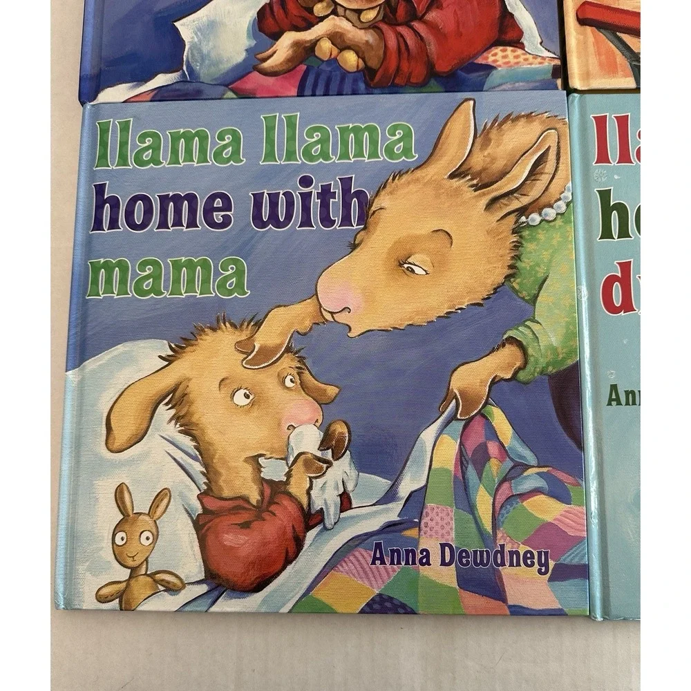 Llama Llama Anna Dewdney Hard Cover Books Red Pajama Holiday Drama Home/Mad Mama